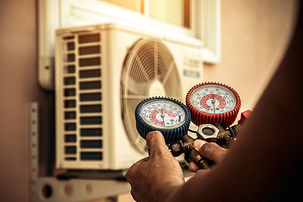 Professional Heat Pump Repair technician working in Macedonia, OH